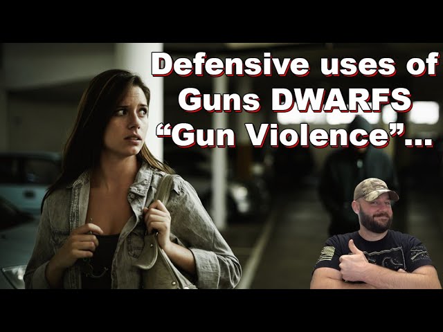 Defensive use of firearms outnumbers "Gun violence"... by a factor of 47 ANNUALLY...