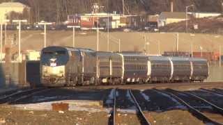 preview picture of video 'Worcester: Amtrak Lake Shore Limited (88, 11) @ Union Station'