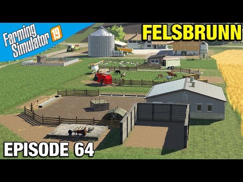 BUILDING A PIG FARM Farming Simulator 19 Timelapse - Felsbrunn FS19 Episode 64