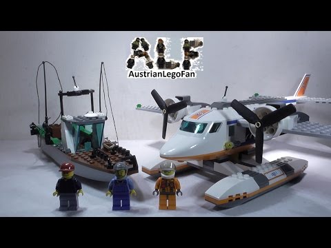 Vidéo LEGO City 60015 : L'avion des garde-côtes
