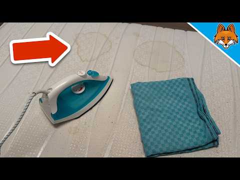Clean your Mattress with an Iron💥(Stains disappear in Seconds)🤯