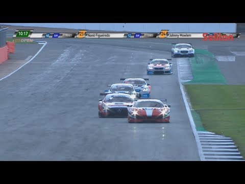 International GT Open 2017. Race 1 Silverstone Circuit. Last Laps