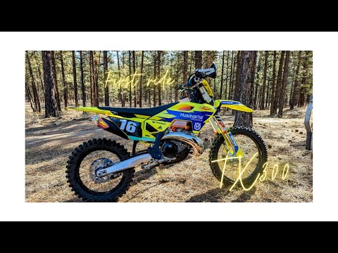 First ride on new 2023 Husqvarna TX 300 Raw