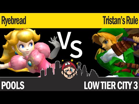 LTC3 Melee - Ryebread (Peach) vs Tristan's Rule (Link) - Pools