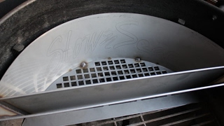 My New Toy for the Weber Kettle Grill "Slow and  Sear"
