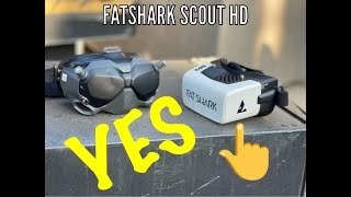 Fatshark Scout HD Digital FPV Review???? and Actual DVR Recorded Flight Footage