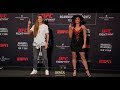 UFC Phoenix: Cortney Casey vs. Cynthia Calvillo Media Day Staredown - MMA Fighting