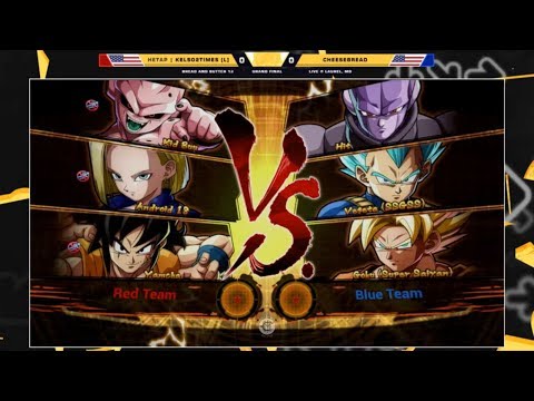 BnB 13 DBFZ - KELSO2TIMES [L] Vs. CheeseBread - Dragon Ball FighterZ Grand Finals