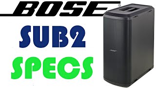 Video thumbnail for BOSE SUB2 ACTIVE Powered Bass Module | THE BEST BASS IN THE WORLD | FULL SPECS & FEATURES by Stereo Specs
