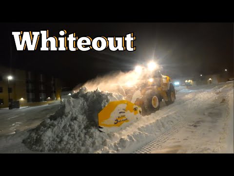 A Blizzard hits in the middle of Snowplowing.