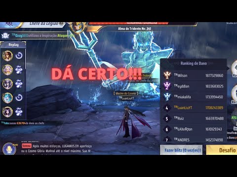 FAZENDO UM BOM DANO NO BOSS DA LEGIÃO!!!