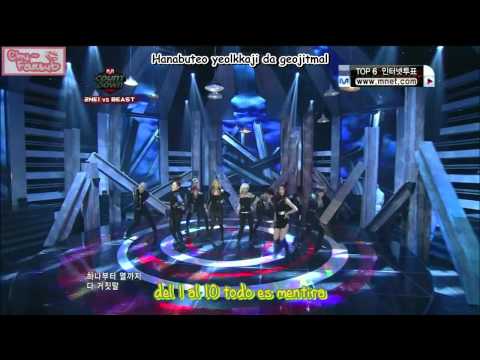 [Subs español] CoEd School - Too late (Live on M!C 100930)