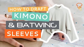 3 PROFESSIONAL TECHNIQUES | Mastering Kimono and Batwing Sleeve Pattern Drafting