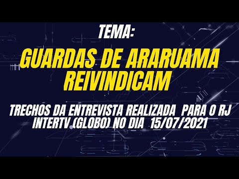 Guardas de Araruama Reivindicam