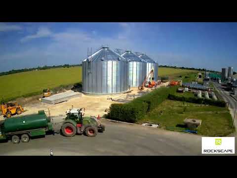 Construction of our Sukup Europe silos