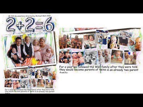 Michael Wall 2+2=6 En 360 VR film om att föda tvillingar 10 veckor för tidigt