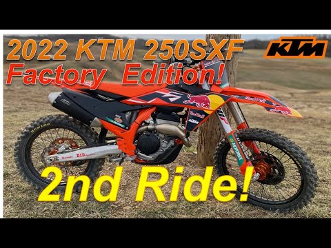 2022.5 KTM 250SXF Factory Edition Review after 2nd Ride