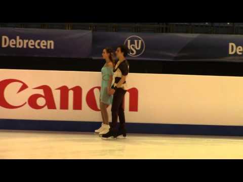 Angelique ABACHKINA / Louis THAURON practice FD JWC 2016 Debrecen