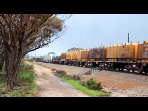 EMU set #095 on rear steel train 15/08/2013.