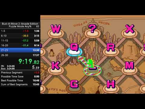 Bust-A-Move 2: Arcade Edition (Puzzle Bobble 2) Puzzle Mode 17:27