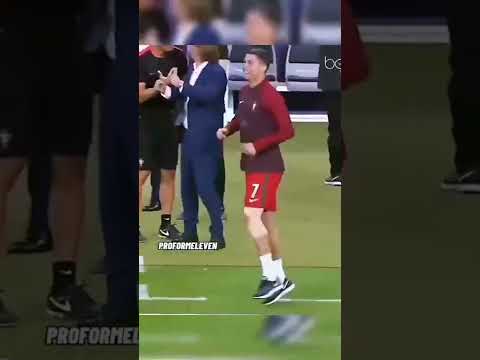when Ronaldo did this to his coach