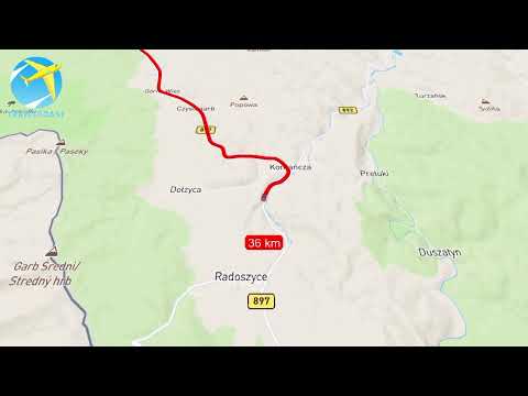 Trasa: DW897 (Tylawa - Ustrzyki Górne)