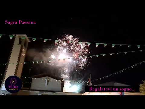 ViBar Fireworks. Fuochi d'artificio ad una Sagra Paesana nel Delta del Po