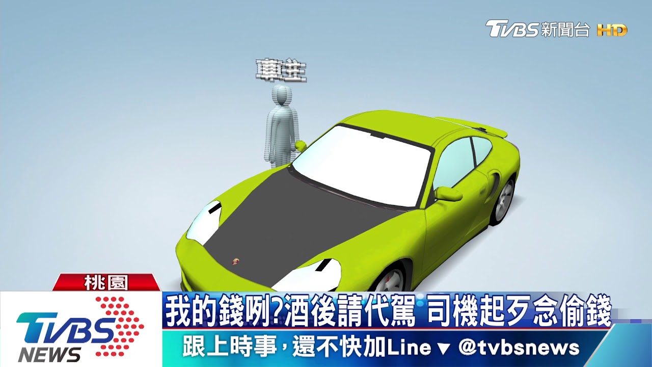 我的錢咧? 酒後請代駕司機起歹念偷錢