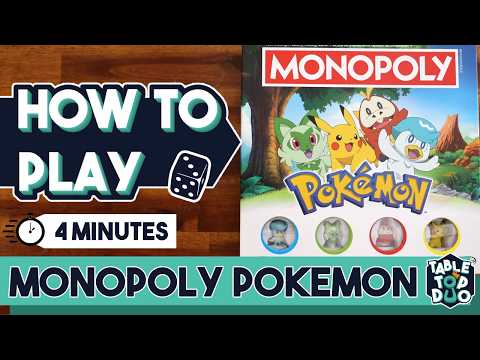 How to Play Monopoly Pokemon - Full tutorial