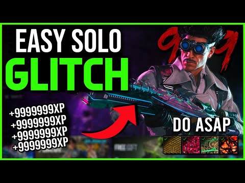 *NEW* SOLO GODMODE UNLIMITED XP GLITCH BO7! UNLIMITED CAMO UPDATED EASY DO ASAP ZOMBIES GLITCH!