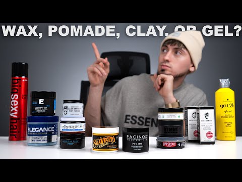 WAX, POMADE, CLAY, OR GEL? | WHATS THE DIFFERENCE? &...