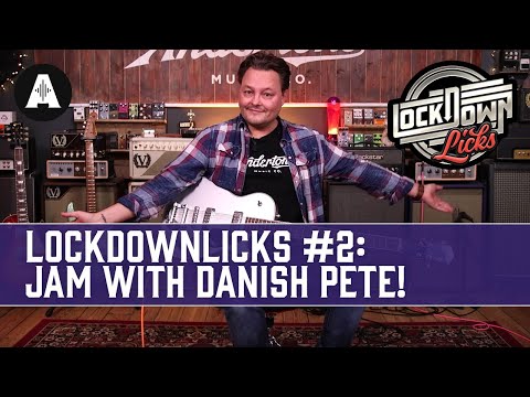 Jam Along With Danish Pete - Andertons LockDownLicks #2 (Groovy Baritone Loop)