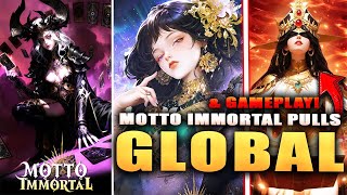 MOTTO IMMORTAL FIRST LOOK GAMEPLAY &amp; SUMMONS! (pre-register now)