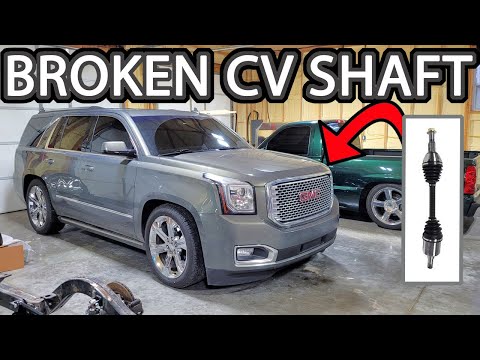 Replacing the CV Shaft on the Lowered GMC Yukon Denali