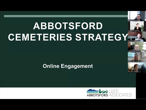 Cemetery Master Plan - Community Virtual Engagement - April 24, 2025