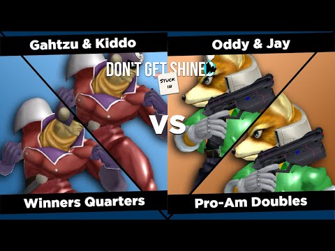 Don't Get Stuck In Shine SSBM - Pro-Am Doubles - Winners Quarters - Gahtzu & Kiddo vs Oddy & Jay