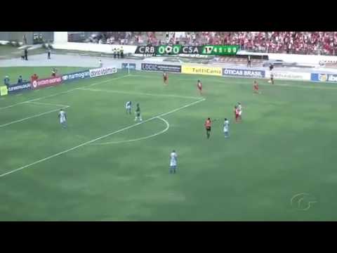 Gol de Neto Baiano - CRB 1x0 csa - 1° jogo da final do campeonato alagoano 2017