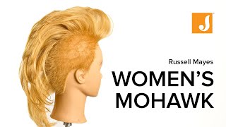 A Soft, Women's Mohawk Haircut Tutorial