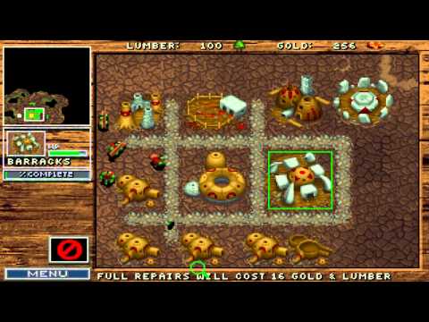 Lets Play Warcraft 1 - Orcs & Humans (DOS Version) (Blind) 6 - Mehr Aufrüstungen