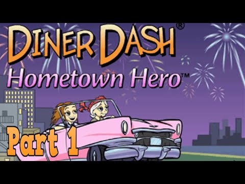 Diner Dash: Hometown Hero Playthrough - Story Mode Levels 1.1-1.4 part 1