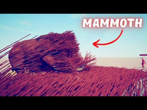 MAMMOTH vs EVERY GOD - Totally Accurate Battle Simulator TABS