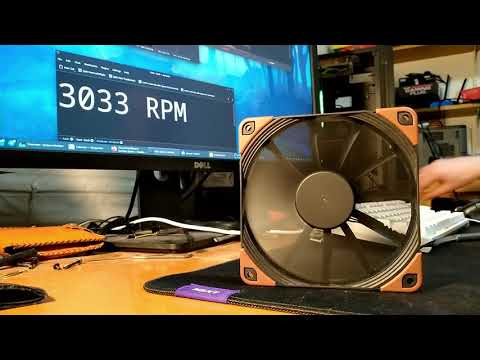 Kompiuterio Korpuso Ventiliatorius - Noctua NF-F12 Industrial PPC-3000 PWM, juodas video