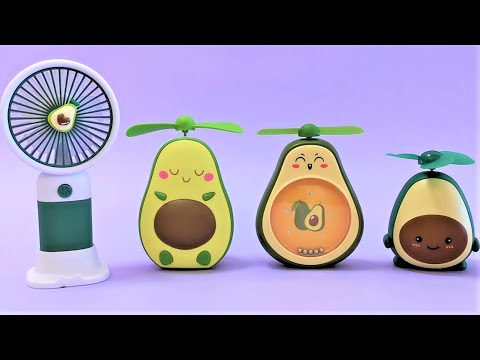 Mini Fan in Cute Avocado Shape - Rechargeable - Portable Handheld - Super Cool Air | Unboxing 2022