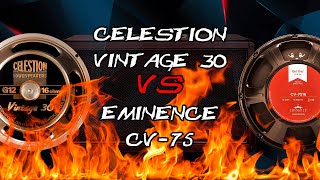 Metal Speaker Shootout: Mesa Boogie Celestion Vintage 30 vs Eminence CV-75