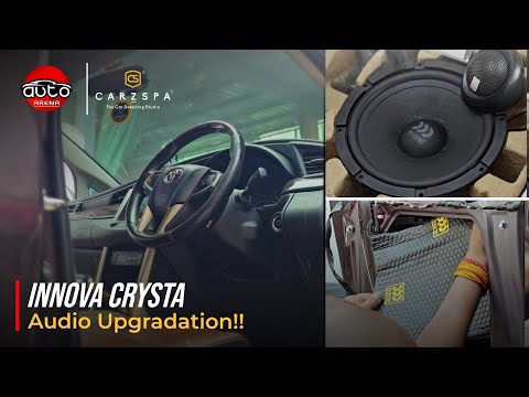 Audio System Upgradation in Innova Crysta! Auto Arena