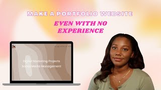 THE PORTFOLIO WEBSITE THAT GOT ME HIRED | How to Make An Impressive Portfolio With No Experience