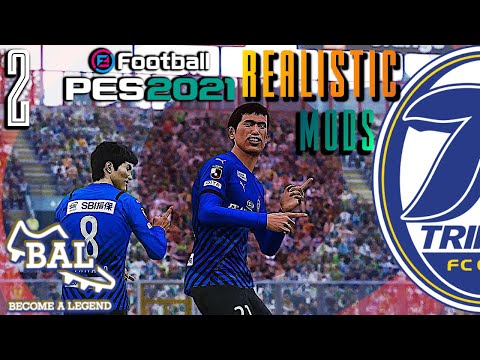 PES2021 Modded Become A Legend - Episode 2: FIRST GOALS OF OUR CAREER!!!!!