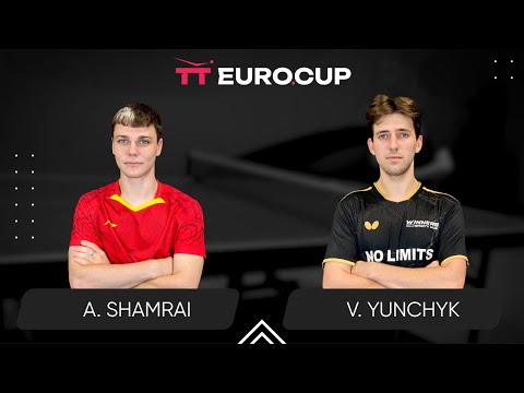 18:00 Andrii Shamrai - Valentyn Yunchyk 16.10.2024  TT Euro.Cup Ukraine Elite. TABLE 3