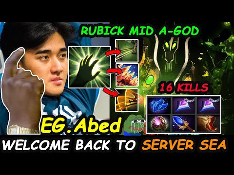 Abed Rubick A-GOD Back to Server SEA - Sick Play MIDLANE 11K MMR Skill Dota 2