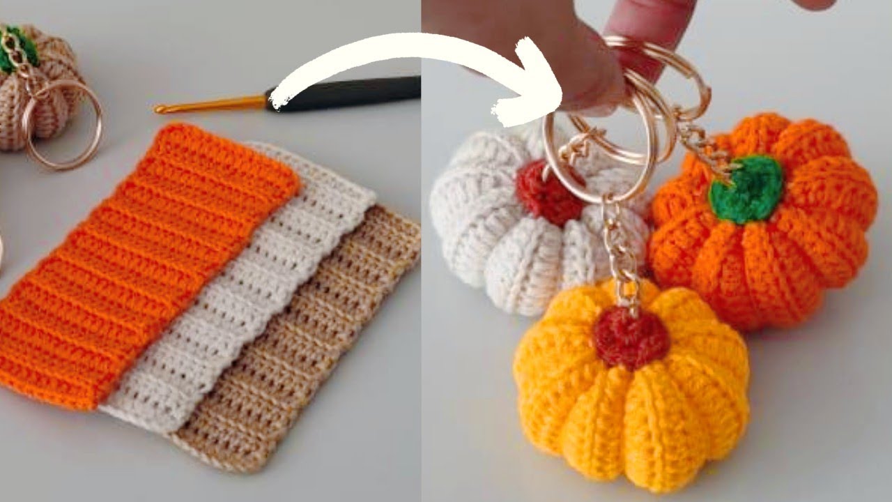 Easy Crochet Pumpkin Keychain Tutorial You Need To Try Now